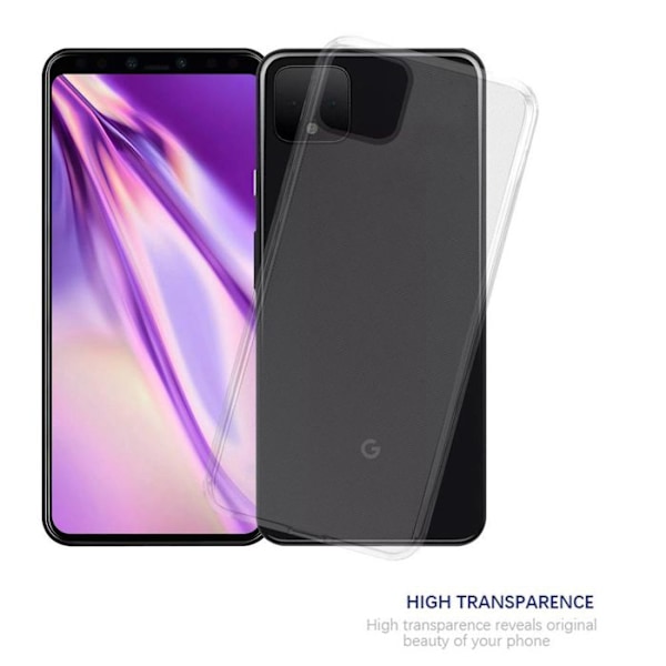 Coque för Google PIXEL 4 Hölster i HELT GENOMSIKTIG Silikon TPU telefonfodral Vit