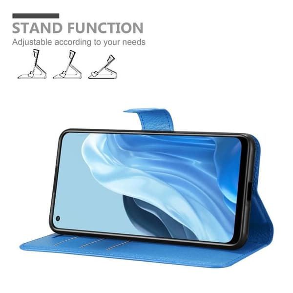 Fodral för Oppo FIND X5 LITE / Reno7 5G i PASTELLBLÅ Blå