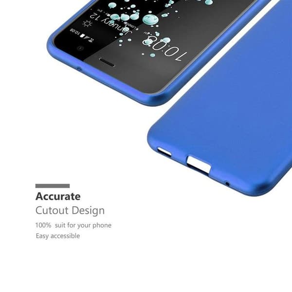 Skyddsskal för HTC U PLAY Skyddsskal i MATTE METALLBLÅ Design Blå