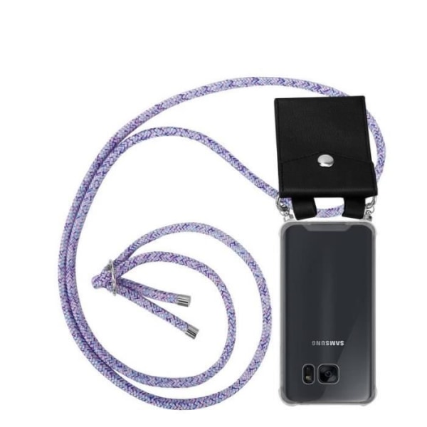 Cadorabo Mobiltelefonkedja till Samsung Galaxy S7 Fodral - i Rose' TPU Silver