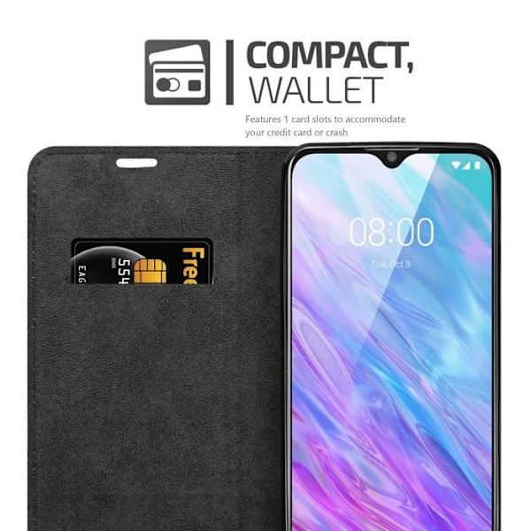 Coque för ZTE Blade 10 SMART - CADORABO - Mörkbrun - Book Case - Magnetisk stängning - Hållbart skydd KAFFEBRUNT