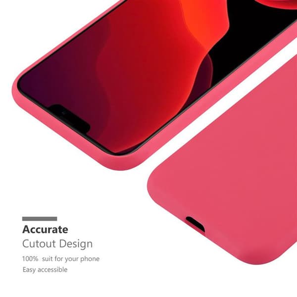 Skal för iPhone 12 PRO MAX CANDY RÖD Stötsäker Silikon Röd