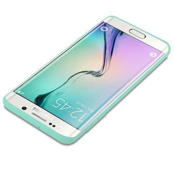 Skyddsfodral för Samsung Galaxy S6 EDGE CANDY BLÅ Stötabsorberande Silikon Blå