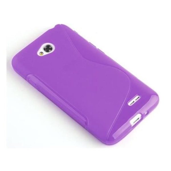 LG L70 ORCHID VIOLET Fodral Cadorabo DESIGN S Gel TPU Silikonskydd Fodral Skydd Ultra Slim Bumper