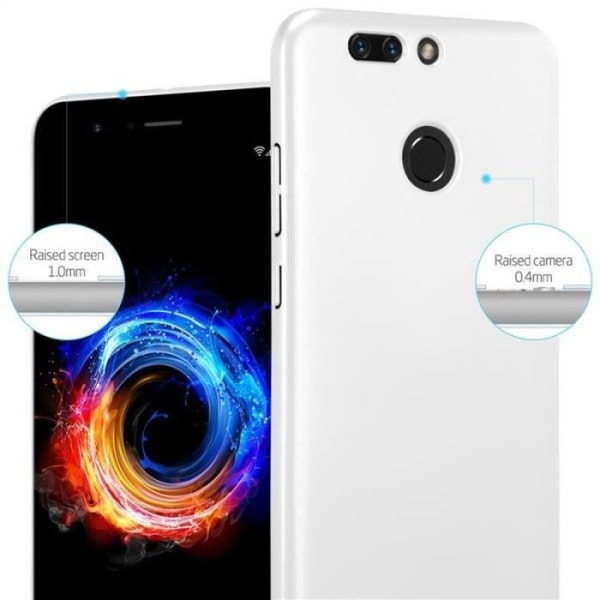 Cadorabo fodral till Honor 8 PRO - i grått - Styvt hårdplastskydd