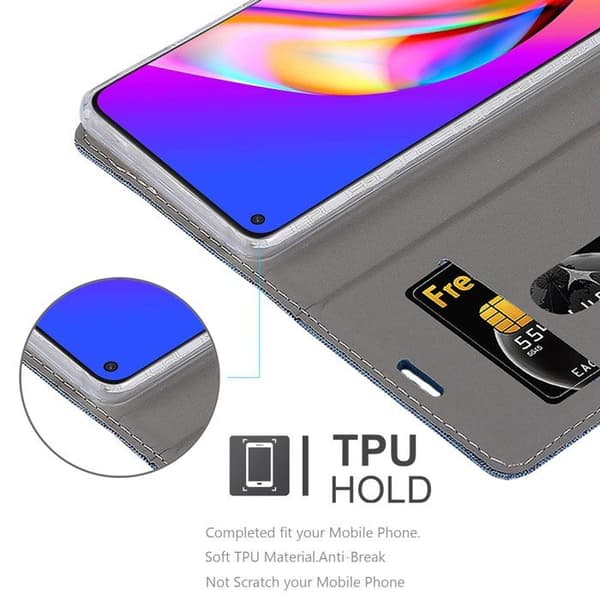 Skyddsfodral för Oppo A94 5G i BLÅ SVART Stötsäker Etui Blå