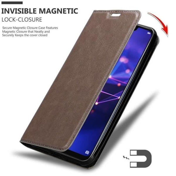 Cadorabo Fodral till Huawei MATE 20 LITE i KAFFEBRUNT