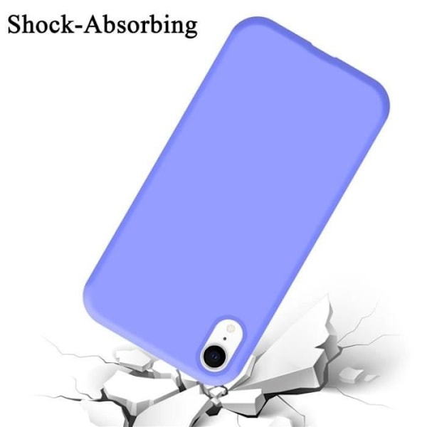 Cadorabo fodral till Apple iPhone XR - i lila - Flexibel TPU silikon Lila