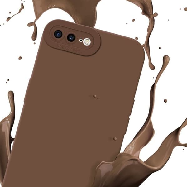 Skyddsfodral för iPhone 7 PLUS / 7S PLUS / 8 PLUS i FLUID BRUN Stötsäker brun