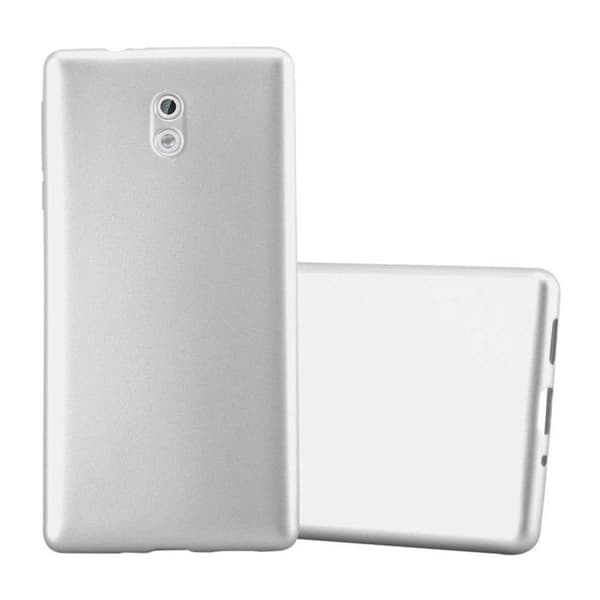 Skyddsskal för Nokia 3 2017 Skyddsskal i METALLISK SILVER Matt Design Grå