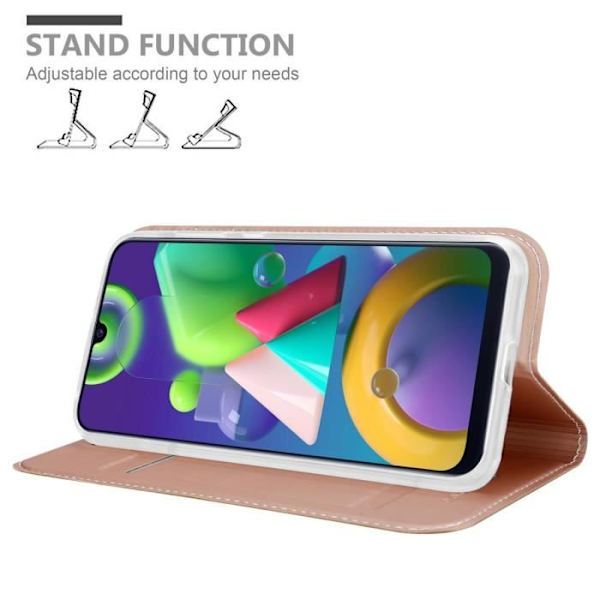 Fodral till Samsung Galaxy M31 Fodral i CLASSY ROSÉ GOLD Fodral Skydd Magnetisk stängning Plånbok
