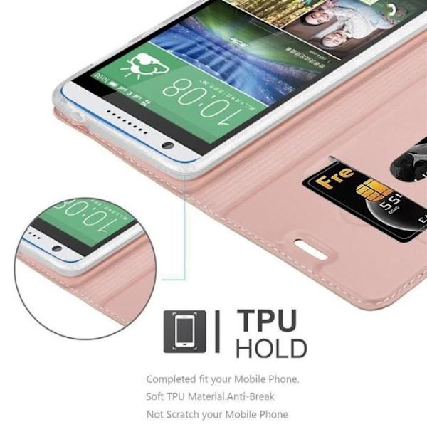 Cadorabo Fodral till HTC Desire 820 i CLASSY ROSÉ GULD