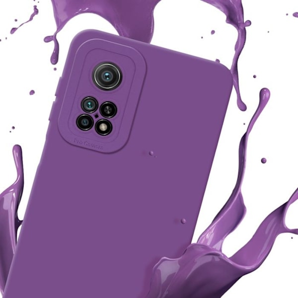 Coque för Xiaomi Mi 10T / Mi 10T PRO i FLUID VIOLETT MAT Fodral Etui Case Cover i Flexibelt TPU-silikon Skydd Lila