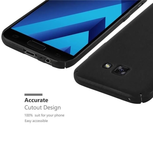 Coque - Cadorabo - Samsung Galaxy A5 2017 - Metallisk - Stötresistens - Elegant design Svart