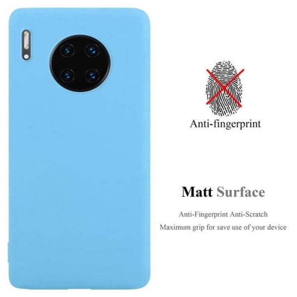 Fodral för Huawei MATE 30 PRO i CANDY BLUE Cadorabo Cover Protection Silikon TPU Fodral