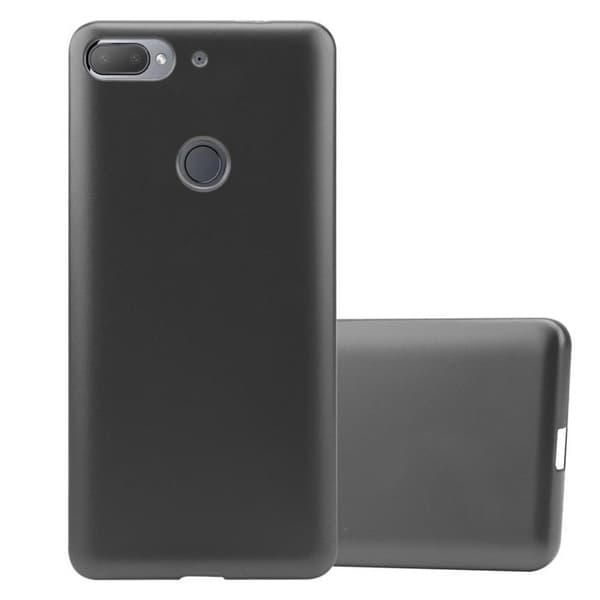 Skyddsfodral för HTC Desire 12 PLUS Skyddsfodral i MATTS GRÅ METALLISK design Grå