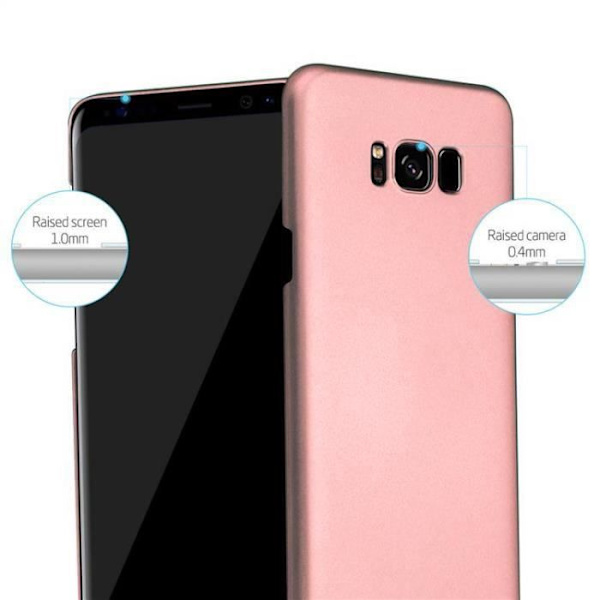 Fodral till Samsung Galaxy S8 ROSE GOLD hårt skal Galaxy S8 silikonplast Galaxy S8