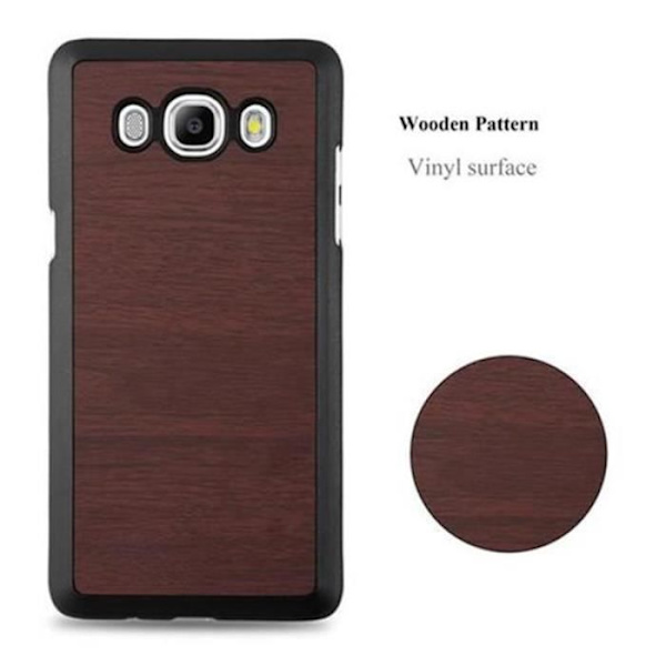 Cadorabo Fodral för Samsung Galaxy J7 2016 i WOODY CAFÉ