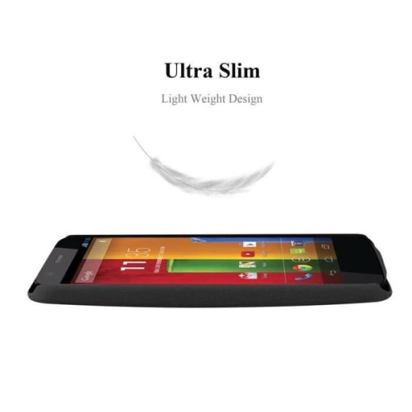Coque - CADORABO - Motorola MOTO Z2 - Hårdskydd - Matt Design - Färg Svart Svart
