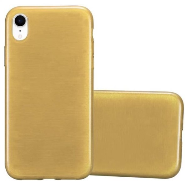 Skyddsfodral - CADORABO - Apple iPhone XR - Silikon TPU - Gul - Stötresistent Gul