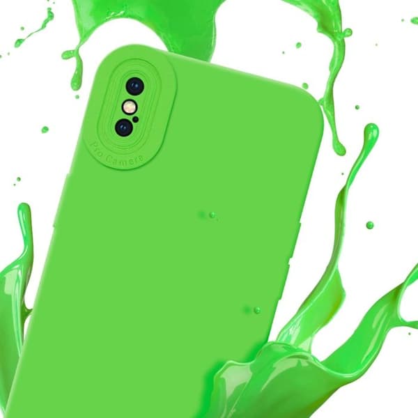 Skyddsfodral för iPhone XS MAX i FLUID GRÖN Stötsäker Grön