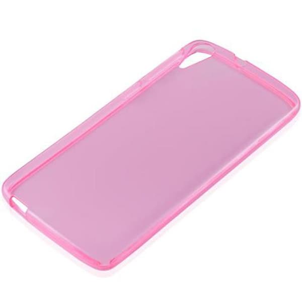 Transparent stötsäker silikonfodral för HTC Desire 828 Ros