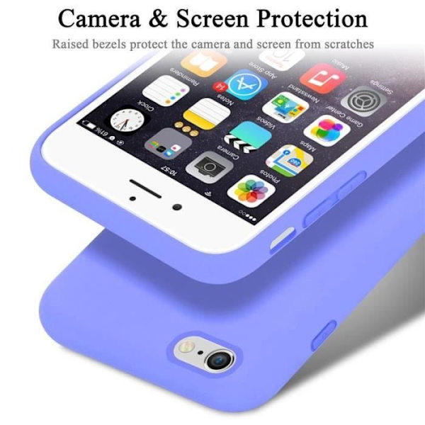 Coque - CADORABO - Apple iPhone 6 - Lila - Silikon TPU - Skydd 360° Lila