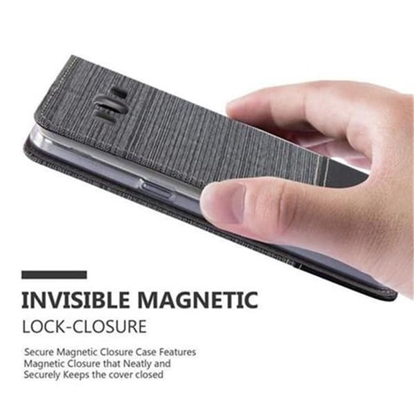 Skyddsfodral för Samsung Galaxy GRAND PRIME i GRÅSVART Etui Case Stötskydd Grå