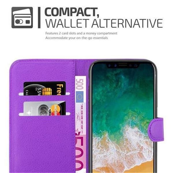Etui för iPhone X / XS i ORKIDÉ VIOLETT Violett