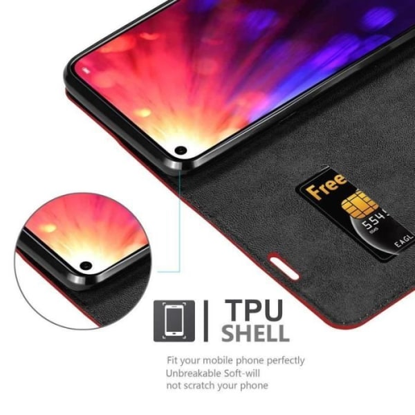 Cadorabo Fodral för Honor View 20 i APPLE RED