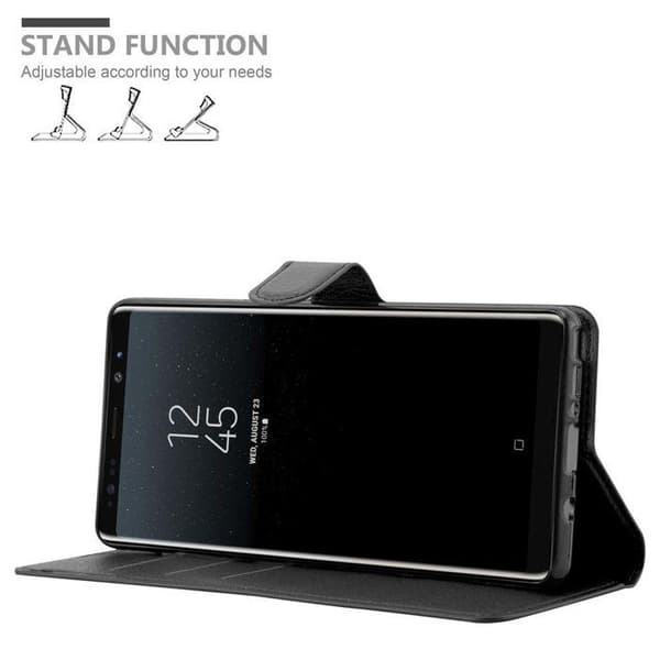 Etui för Samsung Galaxy NOTE 8 i JET BLACK Svart