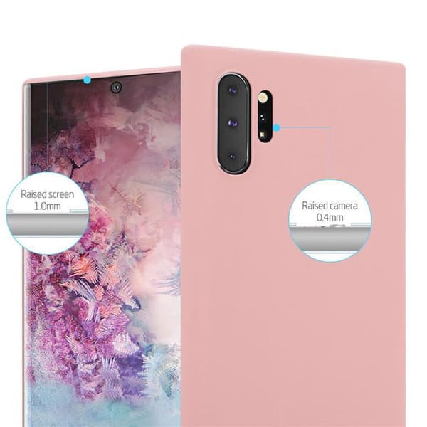 Skyddsfodral för Samsung Galaxy NOTE 10 PLUS CANDY ROSE VIF Stötskydd Silikon Ros