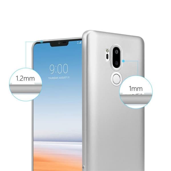Skal för LG G7 ThinQ / FIT / ONE Skyddsskal i MATTSILVER Metallic Design Grå