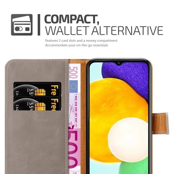 Skyddsfodral för Samsung Galaxy A13 5G i MARRONE CAPPUCINO brun