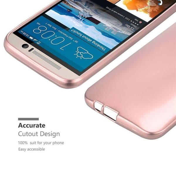 Skyddsfodral för HTC ONE M9 Skyddsfodral i MATTE DESIGN i ROSÉGULD Ros