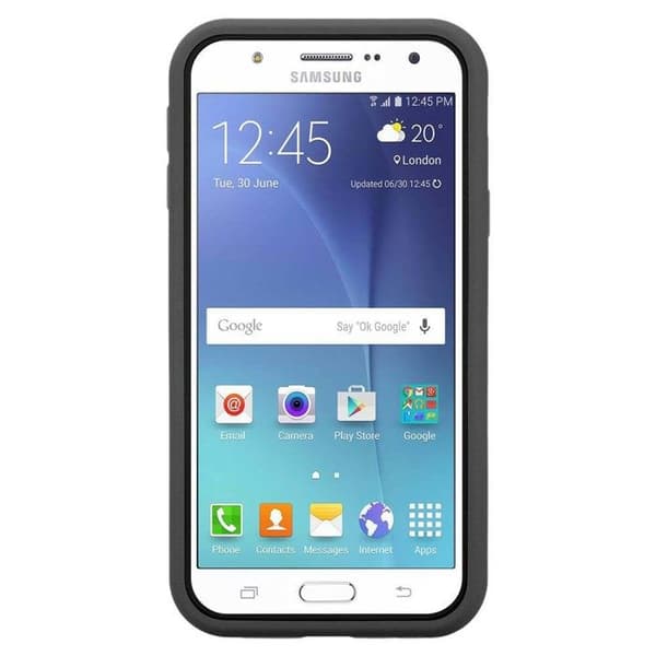Skyddsfodral för Samsung Galaxy J7 2015 i GRÅ KVARTS Hybrid skydd Grå