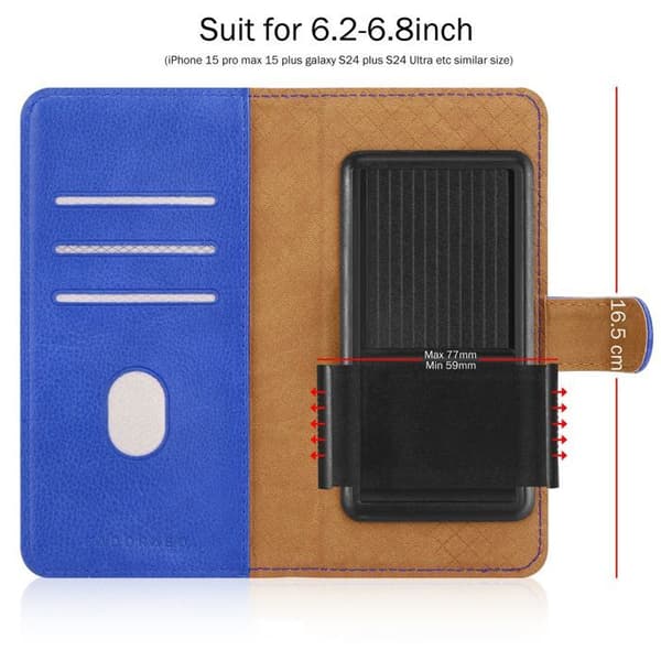Etui för Xiaomi RedMi NOTE 9 PRO / NOTE 9S Fodral i BLÅ Skydd Plånbok Blå