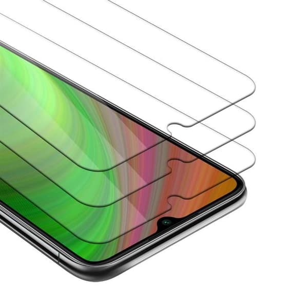 3x Härdat glas skärmskydd för Xiaomi RedMi NOTE 8 Vit