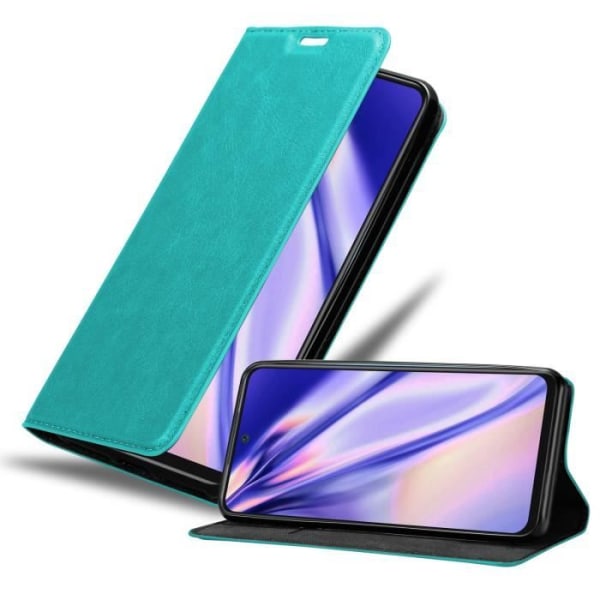 Fodral till Xiaomi RedMi 10 Fodral i OIL TURQUOISE Fodral Skydd Plånbok Plånbok