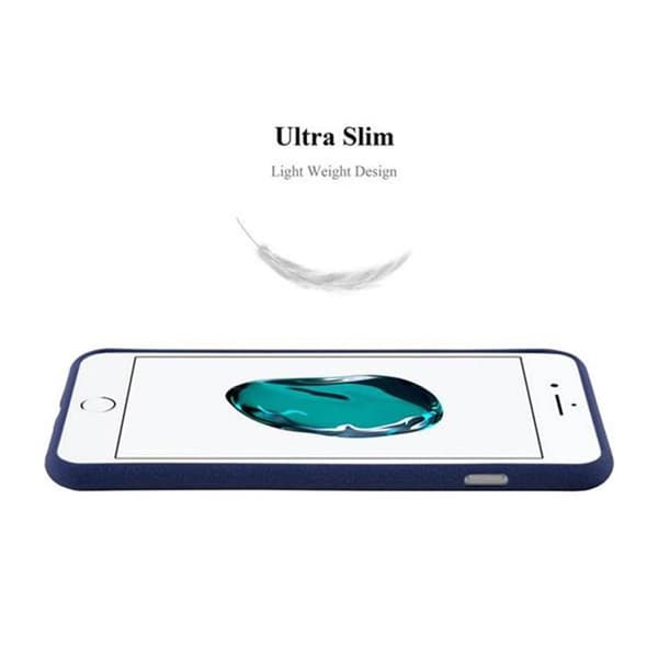 Skyddsfodral för iPhone 7 PLUS / 7S PLUS / 8 PLUS FROST MÖRKBLAU Skydd i silikon TPU Blå