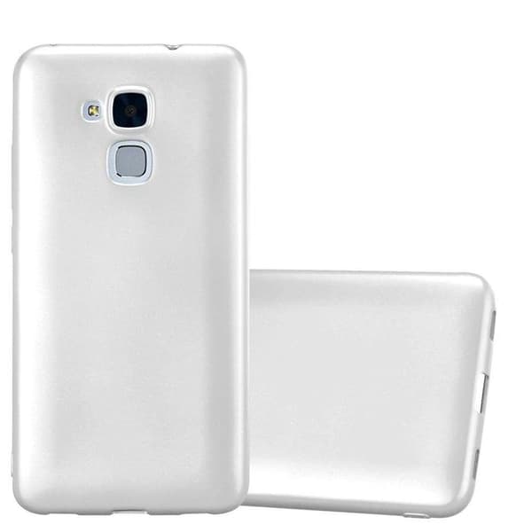 Skyddsskal för Honor 5C Skyddsskal i MATTSILVER Metallic Design Grå