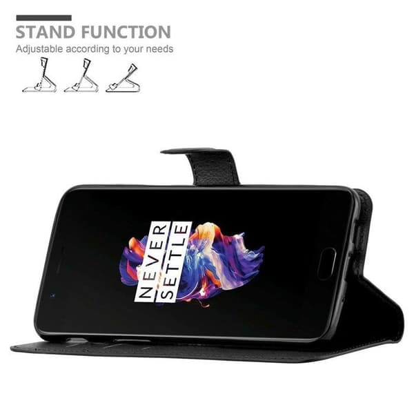 Etui för OnePlus 5 i JETSVART Svart