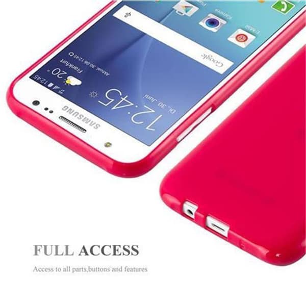 Skydd för Samsung Galaxy J5 2015 GELÉ RÖD Röd