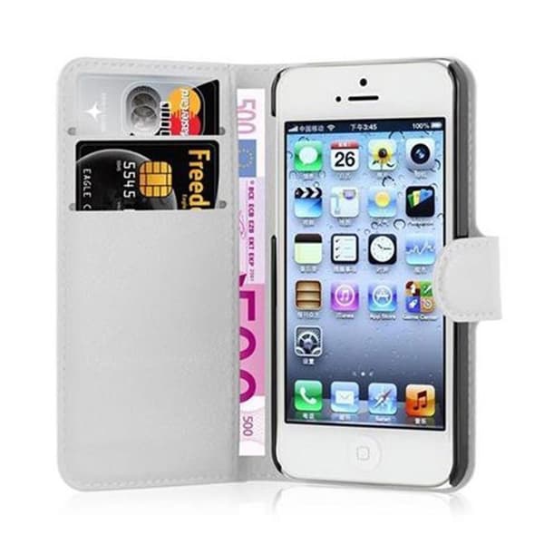Etui för iPhone 5 / 5S / SE 2016 i VIT ALABASTER Vit