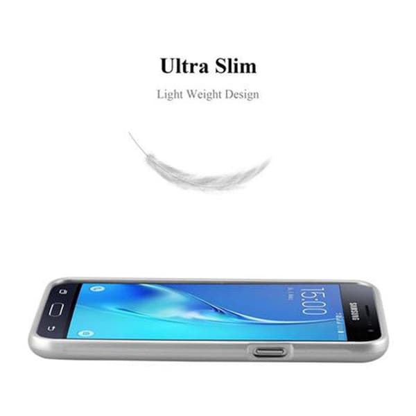 Skyddsfodral för Samsung Galaxy J3 2016 Skyddsfodral i MATTSILVER Metallic Design Grå