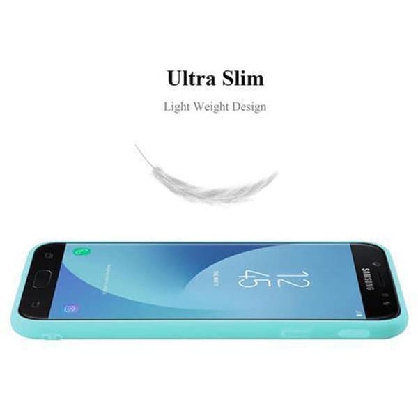 Skyddsfodral för Samsung Galaxy J7 2017 CANDY BLÅ Stötabsorberande Silikon Blå
