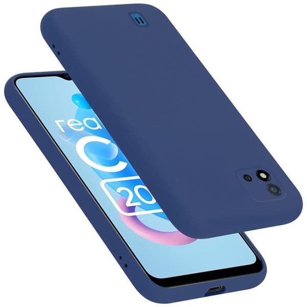 Skyddsskal för Realme C11 2021 Stötabsorberande i LIQUID BLUE Blå