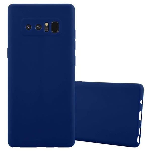 Skyddsfodral för Samsung Galaxy NOTE 8 CANDY MÖRKBLEU Stötabsorberande Silikon Blå