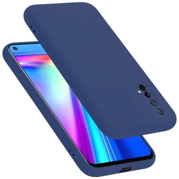 Skyddande stötsäker skal för Realme 7 4G i LIQUID BLUE Blå