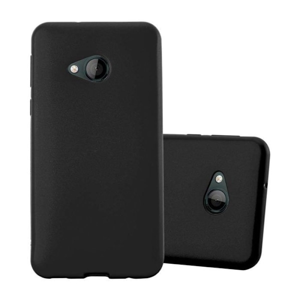 Coque för HTC U PLAY Fodral i METALLISK SVART Etui Case Skydd Silikon TPU Fodral matt Svart